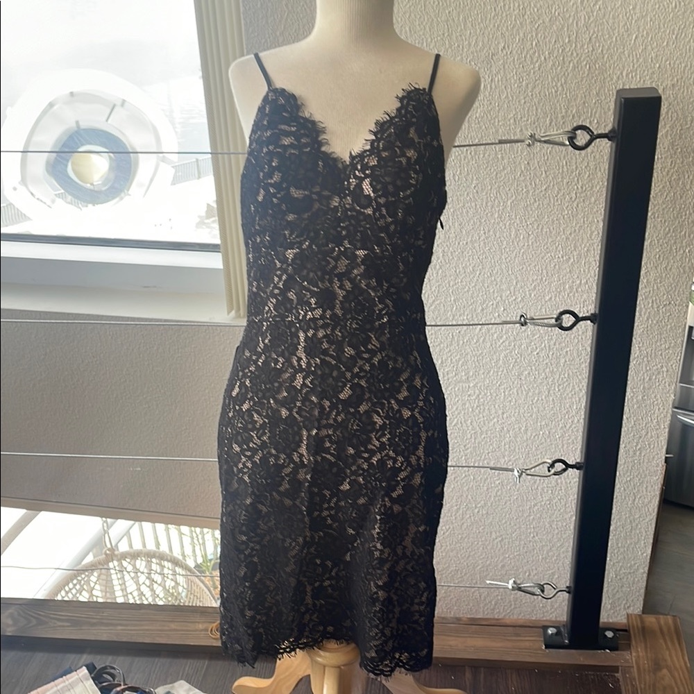 NWT Express Black Lace Dress